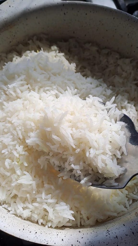 نحوه دمپخت برنج ایرانی