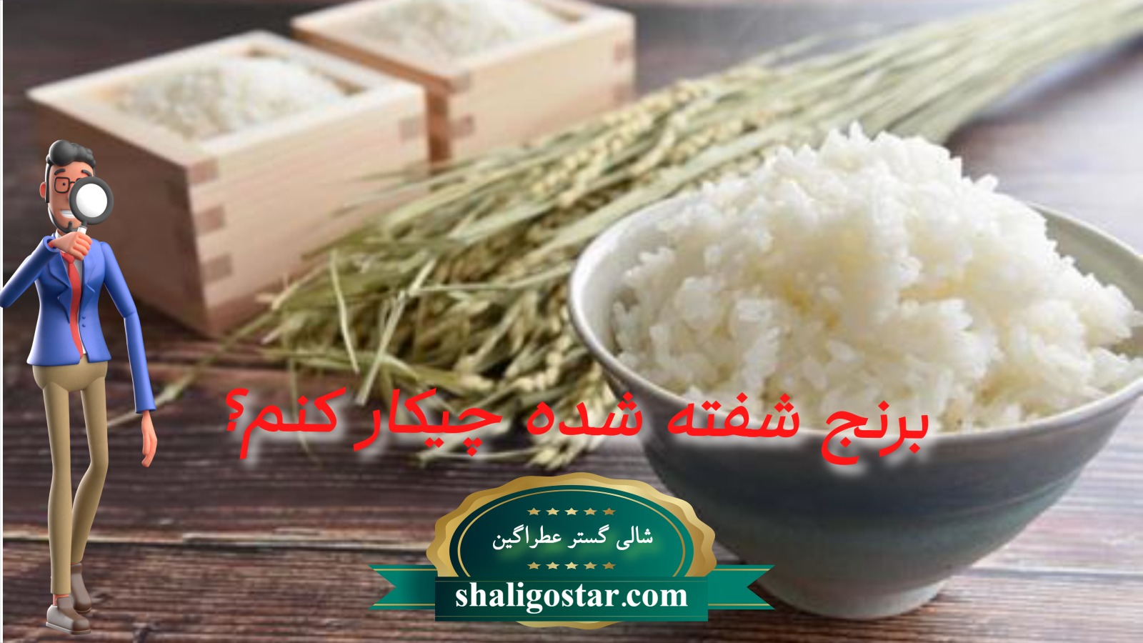 برنج شفته شده چیکار کنم؟