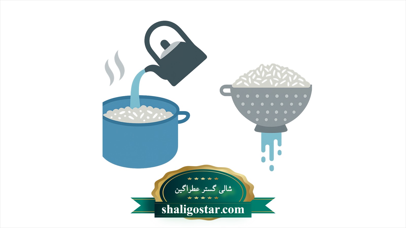 روش کم کردن شوری برنج