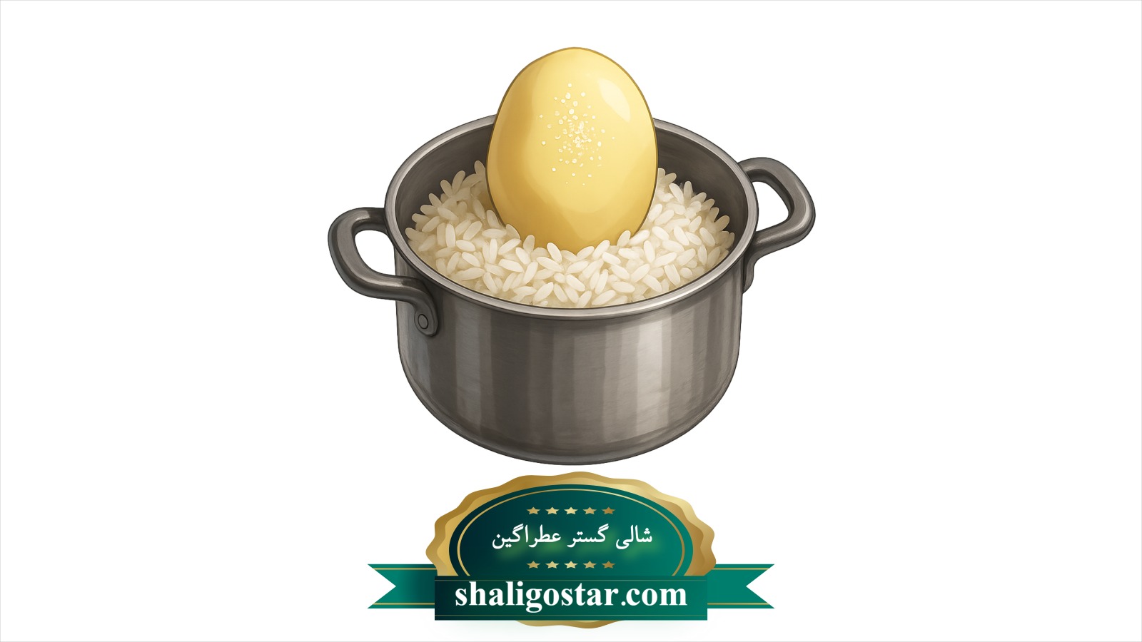 رفع شوری برنج با سیب زمینی 