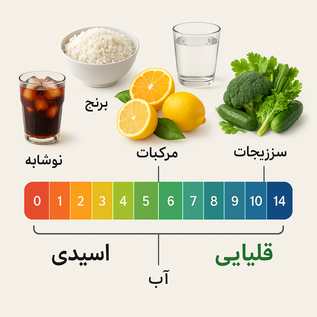برنج اسیدی است یا قلیایی؟