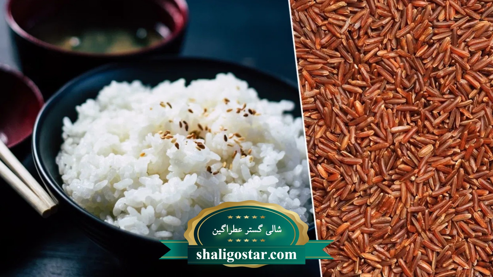 غذاهایی که با برنج قهوه ای درست میشه