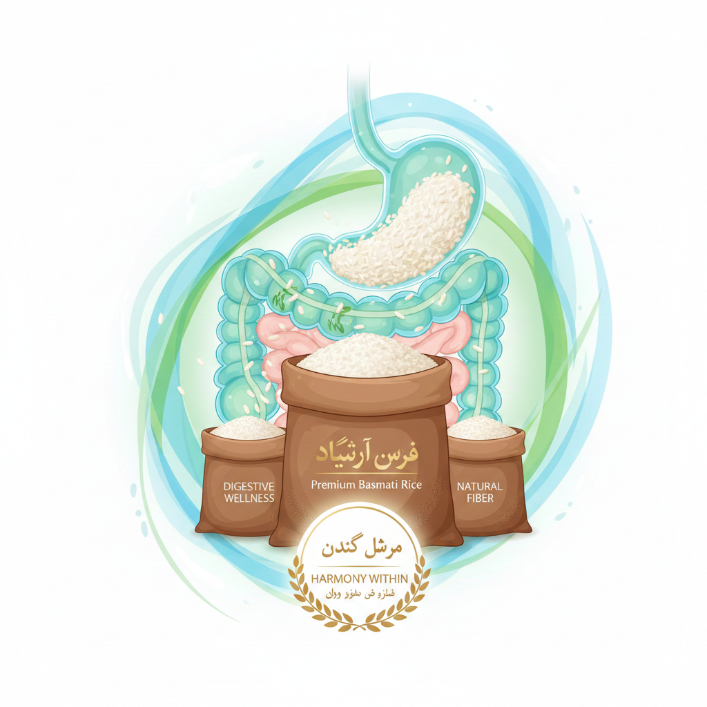 تاثیر برنج بر دستگاه گوارش انسان 5 تاثیر برنج بر گوارش