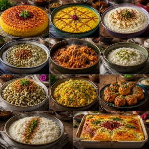بهترین غذاهایی که با برنج لاشه پخت می‌شود 