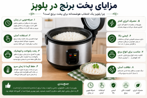 پخت برنج در پلوپز چه تفاوتی با قابلمه دارد؟
