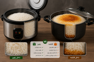 پخت برنج در پلوپز چه تفاوتی با قابلمه دارد؟