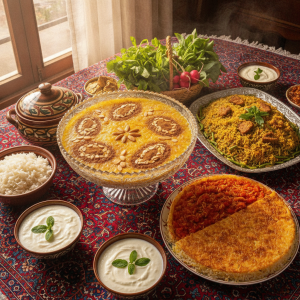 بهترین غذاهایی که با برنج لاشه پخت می‌شود