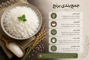 چرا برنج تازه شفته میشه