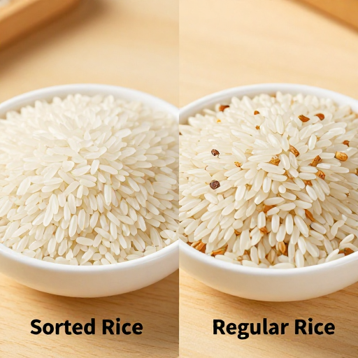 برنج سورت شده چه تفاوتی با برنج معمولی داره