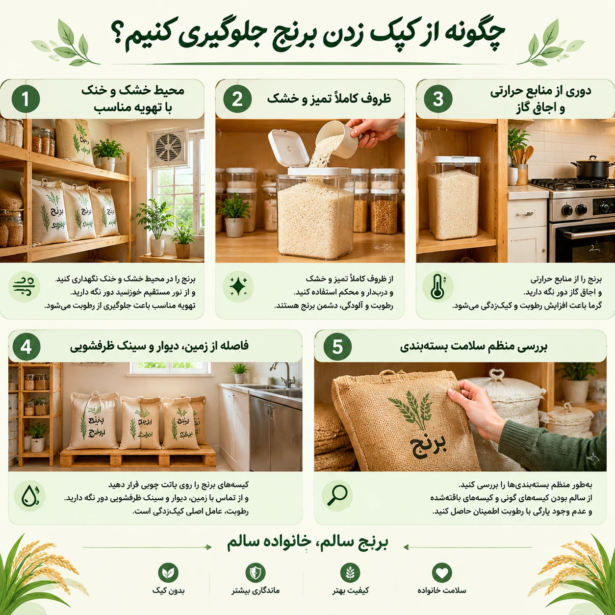 خطرات کپک زدن برنج و سم خطرناک آفلاتوکسین